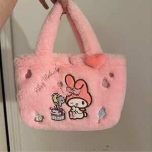 My Melody Pink Plush Kids Bag